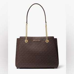 Michael Kors Teagan Large Logo Shoulder Bag